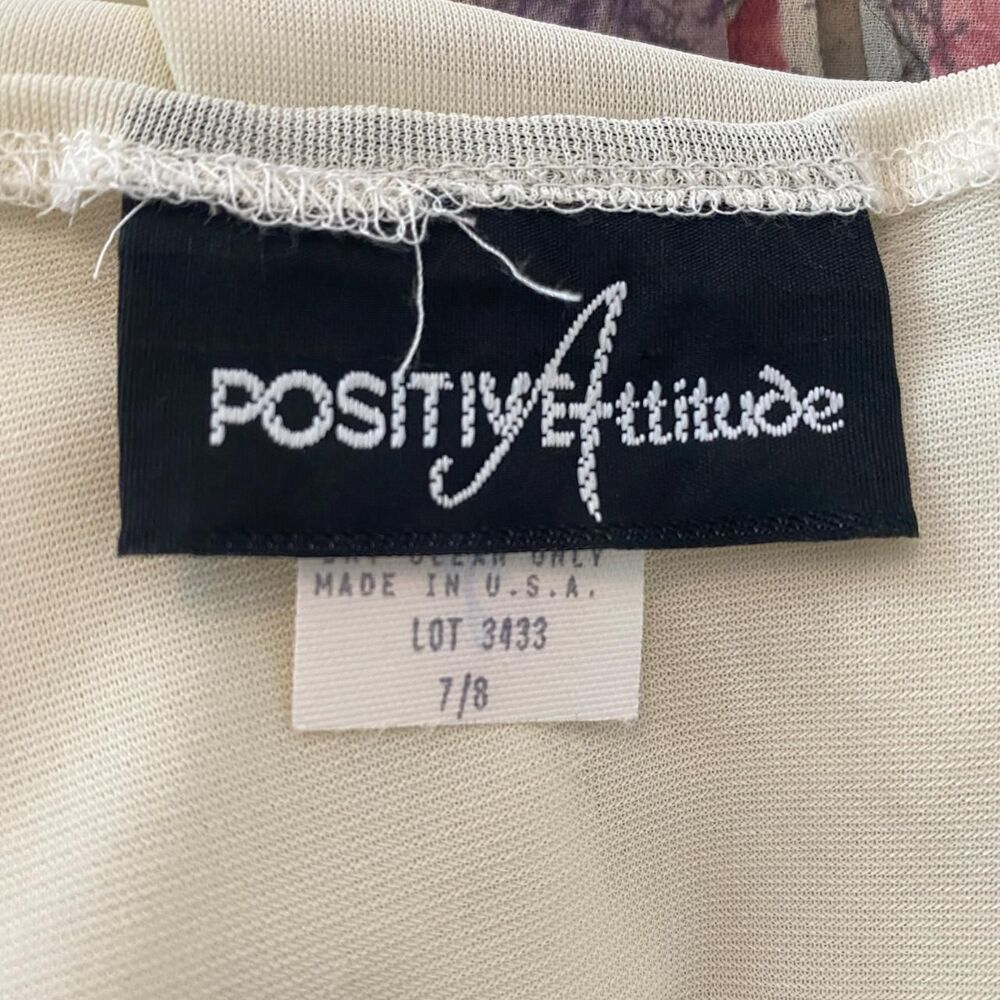 Vintage 1980s Made in USA Ethereal Fairy Grunge Layered 2 Piece Dress Set M - Picture 7 of 8